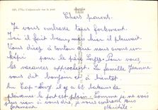 MODERN CARD Twilight on the port Boat