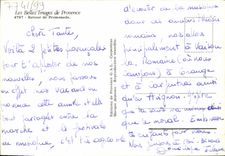 MODERN CARD Beautiful Images of Provence Return of walk Folklore