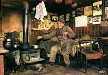 MODERN CARD an art of living Old man Folklore