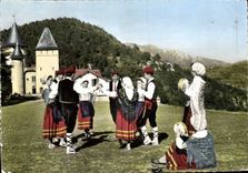 MODERN CARD Catalan Folklore Sardane Folklore