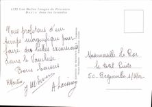 MODERN CARD Beautiful Images Of Provence Boris in the lavenders