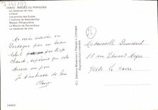POSTAL MODERNA imágenes de la tuerca Casseuse Limeuil Eyzies de Perigord