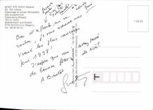 POSTAL MODERNA montaje co. Odile