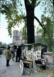 MODERN CARD Paris Secondhand booksellers of the quays of the Seine Notre Dame