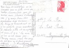 MODERN CARD Houlgate the Old Basin the Quay Sainte picturesque Catherine and her frontages