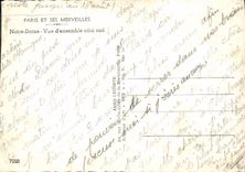 CPM Paris Et Ses Merveilles Notre Dame