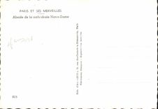 CPM Paris Et Ses Merveilles Abside de Notre Dame