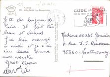 CPM Paris La Cathedrale Notre Dame Les bouquinistes