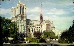 CPM Paris Abside de Notre Dame