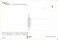 CPM Paris Le Cathedrale Notre Dame
