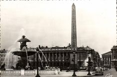 MODERN CARD Paris Places Harmony the obelisk