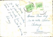 MODERN CARD Happy New Year Mountain pastures