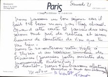 MODERN CARD Paris Montmartre Crowns Heart