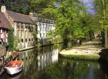 MODERN CARD Bruges canals