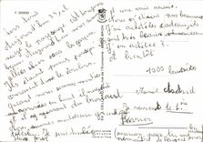 MODERN CARD beautiful Sundays and sinks it Monday Enfants Ski