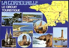 MODERN CARD Cornwall the Tourist Tour