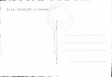 POSTAL MODERNA Estrasburgo la catedral