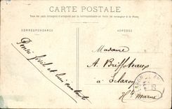 Detención de Rochetaillee de la POSTAL de la VENDIMIA del hoyo del infierno