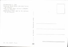 POSTAL MODERNA cadenas de Courmayeur de Mont Blanc vistas del teleférico de Chercouit