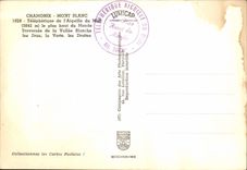 MODERN CARD Chamonix Mont Blanc Cable car of the Needle of the South