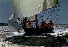 CPM Passion de La Voile Cahiers du Yachting Manoeuvre du Genois Bateau 