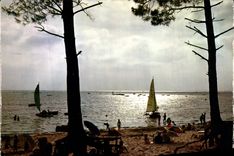 POSTAL MODERNA el mar sin extremo comienza o la tierra acaba a JM De Heredia Voiliers