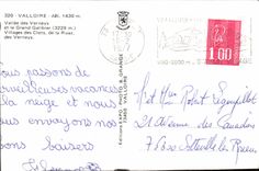 MODERN CARD Valloire Valley of Verneys and Large Galibier