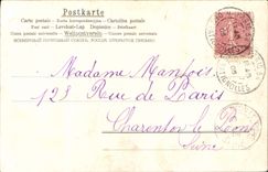 VINTAGE POSTCARD Fantasy Child wife