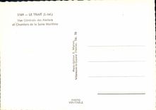 POSTAL MODERNA la opinión de la característica de los solares de los talleres y del Seine marítimo