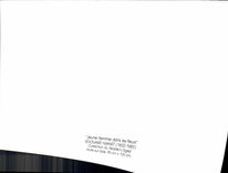 MODERN CARD Young woman in the flowers Edouard Manet