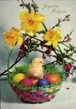 CPM Joyeuses Paques Poussin