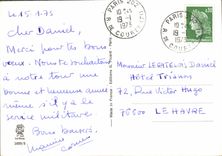 CPM Bonne Annee Caleche Cheval