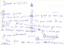 POSTAL MODERNA mula del asno