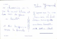 CPM Joyeuses Vacances Ane Mule