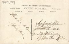 VINTAGE POSTCARD Fantasy Woman Happy New Year