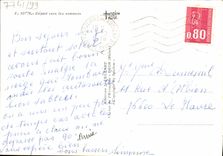 CPM Depart vers les sommets Ski