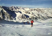 MODERN CARD Ski touring in High mountain