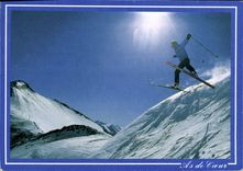 MODERN CARD One two three I fly away Ski