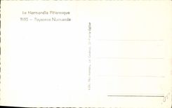 MODERN CARD Peasant Picturesque Normandy Norman Folklore