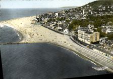 MODERN CARD Houlgate the Beach and the Hotel lmbert