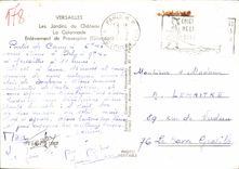 CPM Versailles Les Jardins du chateau La Colonnade Enlevement de Proserpine Girardon 