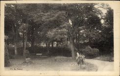 VINTAGE POSTCARD Garden