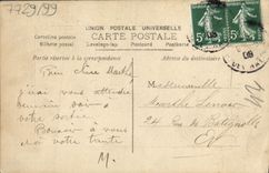 VINTAGE POSTCARD Small pond