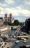 CPM Paris Notre Dame et la Seine