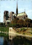 MODERN CARD Paris Notre Dame and the Seine