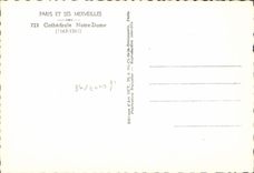 MODERN CARD Paris Notre Dame