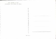 MODERN CARD Paris Notre Dame de Paris