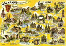 CPM La Normandie Lisieux Bernay Vire Alencon Mamers
