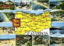 CPM Calvados Cabourg Dives sur Mer Houlgate Villers sur Mer Le Home sur Mer Blonville sur Mer Franceville Villerville Li