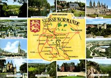 CPM La Suisse Normande Clecy Thury Harcourt La Carneille Caen Falaise Conde sur Noireau Athis de l'Orne Rabodanges Fler